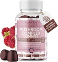 Gobe Gumies Premium dodatek [10 gob kompleks Extract] Delicious & Fast action Lion’s Mane, Reishi, Shiitake Nootropic Brain Support, Imunska podpora, Mood & Relaxation, 60 Chews