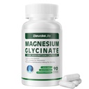 Magnezij Glicinat 400 MG na odmerek 100% kelirano za visoko absorpcijo, nežno na želodcu, ne-GMO, 90 vegetarijanskih kapsul