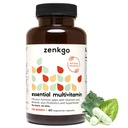 Zenkgo Ženski vitamini + probiotiki 25B CFU + organska celotna živila, Podpora Imuniteta, Prebava, Energija, Dnevni vitamini A, E, B6, B12, Vegan D3, K2 (MK-7), Folat, Minerali, Superživila(60Ct/30Day)