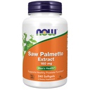 NOW Foods Supplements, Saw Palmetto Extract (Serenoa repens) 160 mg, moško zdravje*, 240 Softgels