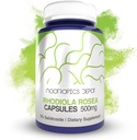 Rhodiola Rosea Capsules | 500mg | 3% Salidroside | 120 Count | Adaptogen Herb | Ayurvedic Supplement | Supports Healthy Stress Levels | Promotes Brain Health