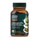 Gaia Herbs Adaptogen Performance Gobe in zelišča - Energy Support Supplement to Help Sustain Endurance and Stamina* - vsebuje Cordyceps in Ashwagandha - 60 organskih veganskih kapsul (30-dnevno oskrbo)
