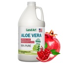 Kopenski art Pure Aloe Vera Juice - Granatno aromo - Hladno Predelan - Notranji file iz organskih svežih listov iz Teksasa - Aid- 64 fl oz
