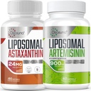 Liposomski astaksantin 24MG z zdravilom Artemisinin 600 mg