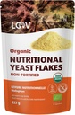 LOOV Ekološki neoporečni hranilni kosmiči - Vegan, brez glutena, ne-GMO Neoporečni Nooch - Dober vir naravnih B-vitaminov - brez dodane soli ali sladkorja - Reseable Bag, 8 Ounce (227 Grams)