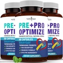 Pro Optimizacija probiotikov za ženske, Menopause, 70 milijard CFU, prebavno zdravje - Podpora za napenjanje, vročih bliskov, skupna podpora, nočno potenje - Gut Health & Presnova - Dong Quai (180 (Pack of 3)