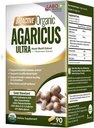 LABO Nutrition Bioactive Organic Agaricus Ultra - 7 Gobe Extract dodatek Agaricus blazei Murill Cordyceps, Maitake, Turčija Tail, Lingzhi, Shiitake za napredno imuno podporo, USDA Organic