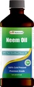 Best Naturals 100% Pure Neem Oil, 100% Hladno stiskano in nerafinirano - 16 OZ (1 steklenica)