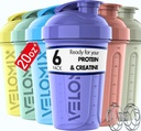 VELOMIX - 6 PAKIRANJE - 20 oz Stresalnik Protein Mixes - 6x Wire Whisk 