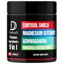 9in1 ščit kortizol - Magnezij Glycinate & Ashwagandha z Rhodiola, Fosfatidilserin, Pasijon Cvet, L-Theanin, Apigenin, Likorice, Magnolia - Počitek Dobro & Mood Balance - 60 Count