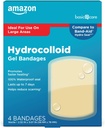 Osnovna nega Napredno hitro zdravljenje Hidrokoloidne gel Bandages, velike rane obleko, 4 ct
