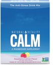 Natural Vitality Calm, Magnezijev Citrat dodatek, Anti-stress Drink Mix prašek, Gluten prost, Vegan, & Ne-GMO, Malina Lemon, 0.12 oz, 30 Packets
