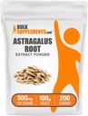 BulkSupplements.com Astragalus Extract Powder - Astragalus Root Powder, Zeliščni dodatek - Vegan & Gluten Free, 500mg na Serving, 100g (3.5 oz) (Pack of 1)