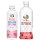 MaryRuth's Women's Multivitamin + lasni rastni liposom (Peach) & Liquid Night Time Multimineral (Cranberry) 