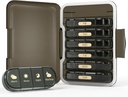 Tedenske tablete Organizator 4 krat na dan, 7 dan tablete Box 4X, Prenosna za potovalne tablete primeru tablete za tablete/vitamin/ribje olje/sredstvo/dodatki (4x7 črna)
