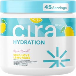 Cira Hydration Powder x Alicia McCarvellova Elektrolitska pijača Mešamo s himalajsko sol za dehidracijo Relief and recovery - Self Love Limonada, 45 Serving