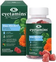 Eyetamini Blue Blocker® Eye Health - 60 Lutein Gummies - Oftalmolog-Razvito - Podporna vizija, Filter Modra svetloba in pomoč Eye Sev - spodbuja spanje, Fokus Oči – Vegan & Non-GMO Formula