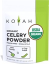 KOYAH - Organic ZDA Grown Celery Powder (1 Scoop = 1/4 Cup Fresh): 36 Serving, Free-Dried, Cela stenk prašek