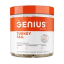 Genius Brand Genius Turkey rep - rastlinsko-bazen dodatek za imuno, Gut & antioksidant podporo - Organic & Non-GMO - 120 Veggie kapsule