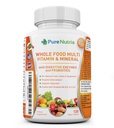 Cela hrana Multivitamin in minerali s probiotičnimi encimi - 120 multivitaminov za ženske in moške - pakirani s celimi živili in zeliščnimi sestavinami - Močni antioksidanti za digestivno podporo