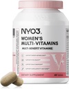 NYO3 Multivitamin za ženske z cinkom in biotin vitamini A,C,K,B2,B6,B12 & multimineral 