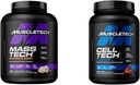MuscleTech Mass Gainer Mass-Tech Extreme 2000, Muscle Builder Whey Protein Powder & Kreatin Monohidrat V prahu Cell-Tech Creatine Post Workout Recovery Muscle Builder