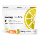 ROUTINE Morning Daily Hydration | Electrolyte Powder Packets | Lemon, Apple Cider Vinegar & Sea Salt Drink Mix | Sugar-Free, Keto & Paleo-Friendly | 3rd-Party Tested Electrolyte Drink Mix, 30 Sticks