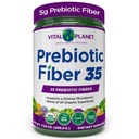 Vital Planet - Fiber 35 Powder Diverse Fiber dodatek za dietno podporo in občasno zaprtje s 35 Prebiotične Fibers in 35 Organic Superfoods za vzdrževanje Bowel Rednost, 6.77 oz