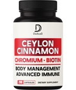 13 v1 Cejlon Cimet Kapsule - 200 kapsul s kromovim pikolinatom, biotinom, grozdnim semenom, Bezgovimi jagodami in več