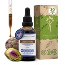 Skrivnosti Tribe Artichoke Tinkture Tekoči ekstrakt brez alkohola, Artichoke (Cynara scolymus) Suhi list (2 FL OZ)