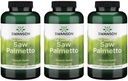 Swanson Saw Palmetto - zeliščni dodatek za spodbujanje zdravja moških prostate - naravni las dopolnilo in zdravje v urinu (540 mg 250 kapsul) (3 pakiranja)