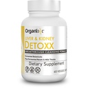 Organixx Podpora ledvic in jeter za čiščenje, mleko Thistle Reishi Zeliščna formula za prebavno zdravje, zdravje ledvic in jeter, Sleep & Energy Support, Gluten Free, Non GSO, 60 vegetarijanske kapsule