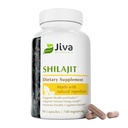 Jiva Botanicals Shilajit kapsule 700 mg – Shilajit ekstrakt s fulvično kislino – Shilajit dodatek za moške in ženske – 90 veganskih kapsul za dnevno Wellness - 90 število (paket po 1)