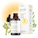 Pure TheraPro Rx Vegan A-D-K Kapljice-6 Mon Supply-Vitamin A(Palmitate & Betakaroten),Liposomski vitamin D3(kot veganski holekalciferol),Liposomski vitamin K2(MK-4 & MK-7)Podpora Imuniteta in zdravje kosti-20ml