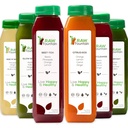 1 dan Juice čiščenje z surovo vodo, vse naravno surovo razstrupljanje čiščenje, sokanje za telo resetiranje, hladno stiskani sok hitro, odličen način za začetek zdravo dieto 6 steklenice 12oz