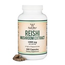 Kapsula Reishi gobe (4:1 Ganoderma Extract, 1.000mg Red Reishi Powder Servings) 300 Število, 5 Mesečna zaloga, Potent goba dodatek za podporo imunskega sistema in obrambo z dvojnim lesom