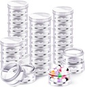 Sieral 4 Pack 7 Day Stackable tablete Organizatorji okrogle tablete Organizator primera Stackable Weekly dodatki Vitamini Posamezni zabojniki Škatle Imetnik Dispenser z Lids za potovalno medicino, Počisti