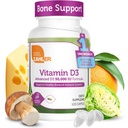 Zahler - Advanced Vitamin D3 50000 i.e. kapsule (120 števk) Košir Vegetarian Prijazen vitamin D za imuno podporo, kosti, zob in mišic zdravje - Weekly D3 Vitamin dodatek- Enostavno požiranje Vitamin D3.