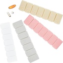4Pack teden tablete organizator,majhne 7 dni tablete primeri potovalne dnevne tablete škatla za ribje olje, kalcijeve tablete dopolnila in druge vitaminske tablete