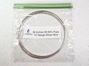 Čisti srebro generator žice – 9999 Silver Electrodes – Pre-Cut 36-Inch 10 Gage žice – Fits LifeForce Generators