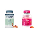 SmartyPants Women's in Teen Gummies Multivitaminski paket: Omega 3 (DHA/EPA), Metilfolat, CoQ10, Vitamin D3, C, Vitamin B12, B6, Vitamin A, K & cink, Gluten brezplačno (30 dnevna dobava)