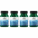 Swanson Lutein & Zeaksantin Synergistic Eye Health Vision Retina Macula dodatek (Lutein 20 mg & OmniXan Zeaksantin 2 mg) 60 Softgels Sgels (4 pakiranja)