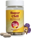 Gobe Super Chill - Gobe dopolnilo - Reishi goba, Ashwagandha, Cortizol, L-Theanine, Passion Flower - manj stresa in boljše spanje (60 kapsul)