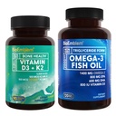 BioEmblem Vitamin D3 K2 Omega-3 ribje olje 2000mg