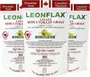 Leonflax, 100% avtentično kanadsko laneno seme, vse naravno, visoka vsebnost vlaknin, prehranska dopolnila za izboljšanje prebavnega zdravja, 18 Oz, Bag, Natural Health Corporation (Pack z dne 3)
