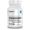 Organixx Magnezij dodatek, naravne magnezijeve kapsule za podporo spancu, okrevanje mišic, z vitaminom B6 in manganov citrat in glicinat, visoka absorpcija, vegan, non GSO (30 Count)