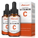 Liposomski vitamin C 2000mg Tekoči za odrasle, visoka absorpcija VIT C, povečanje vitamina C, imunski sistem in antioksidant podpora, 60ML (2 steklenica)