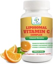 Liposomski Vitamin C 1200mg na odmerek 180 Veggie Kapsule na steklenico Visoka absorpcija Vitamin C Tablete Dodatki maščobe Topen vit C Močan antioksidant s podporo imunskega sistema v ZDA