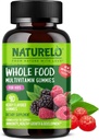 NATURELO Cela hrana Vitamini za otroke - Žvečljivi Gummy Multivitamin za otroke - Non-GMO - z vitamini in minerali - 90 Veganski Gumi