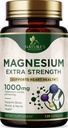 Magnezij Mineral Supplement 1000 mg - Visoka moč Magnezijev Citrat za kosti, zdravje srca, živci in mišice podpora, Narava Magnezij kompleks za celotno telo podporo, ustekleničen v ZDA - 120 kapsul